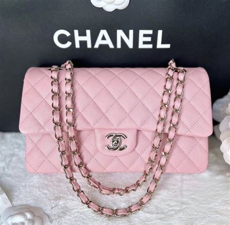 pink chanel bag with mirror inside|chanel pink bag price.